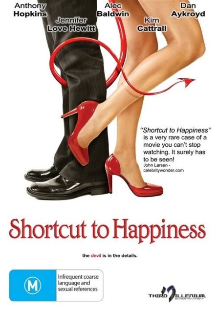 Shortcut To Happiness (DVD,2014)Jennifer Love Hewitt Anthony Hopkins -NEW+SEALED