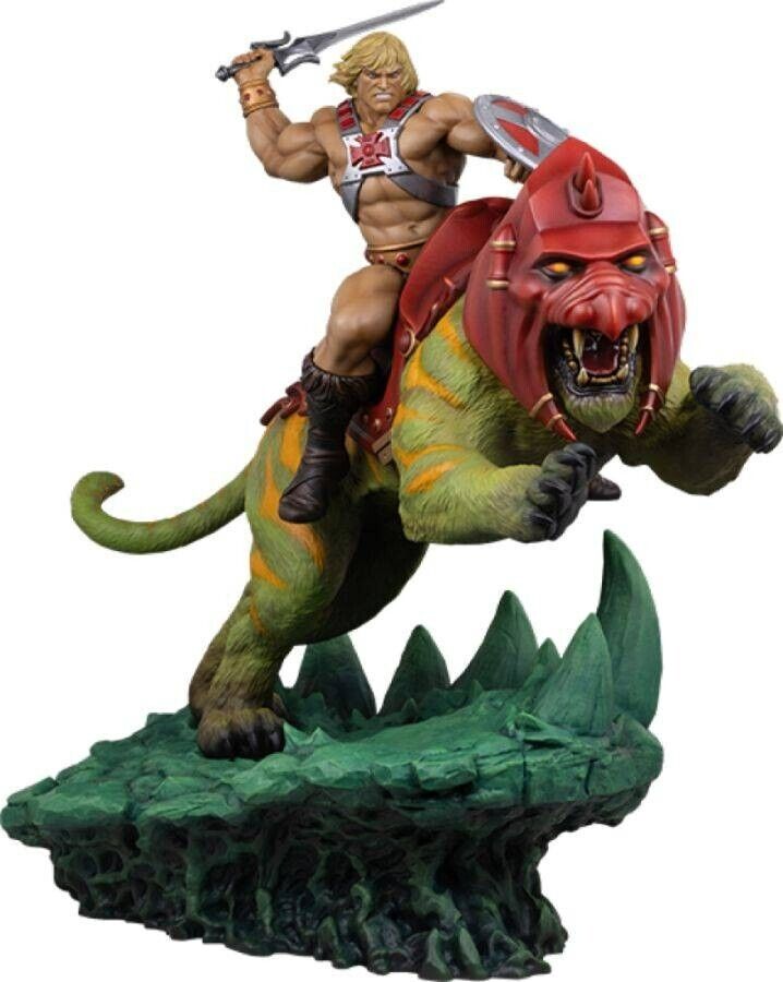 Masters of the Universe - He-Man & Battle Cat Deluxe Maquette - Out Now Limited