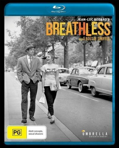 Breathless (Blu-ray,1959) 2012 -Region 4 - NEW+SEALED 