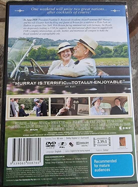 Hyde Park On Hudson (DVD, 2012) Region 4 - NEW+SEALED