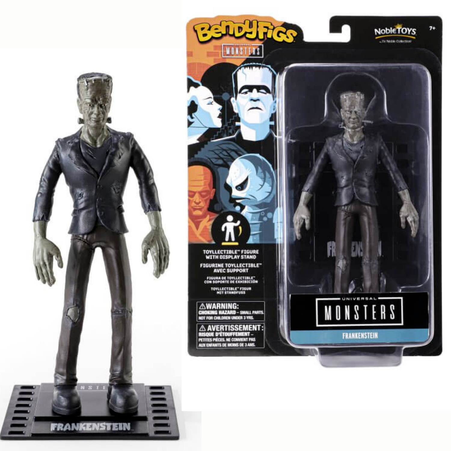 BendyFigs Universal Monsters FRANKENSTEIN Bendy Figure BRAND NEW