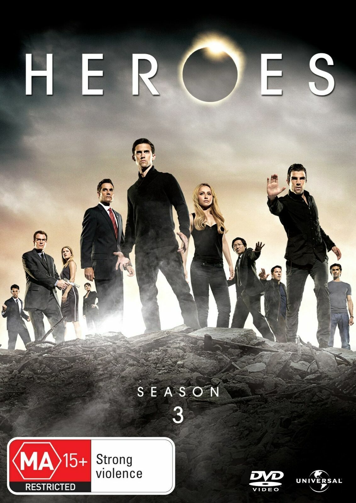 Heroes Season 3  DVD Region 4 NEW+SEALED 