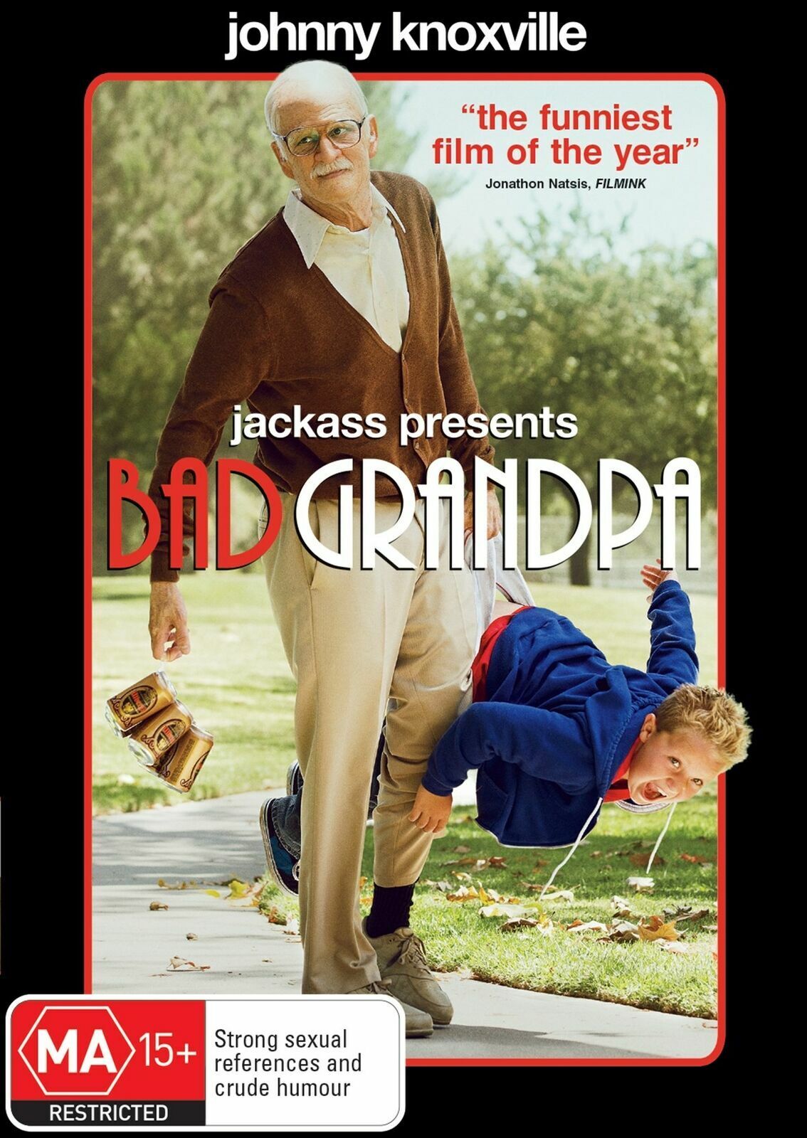 Jackass Presents Bad Grandpa (DVD,2014) Region 4 NEW+SEALED 