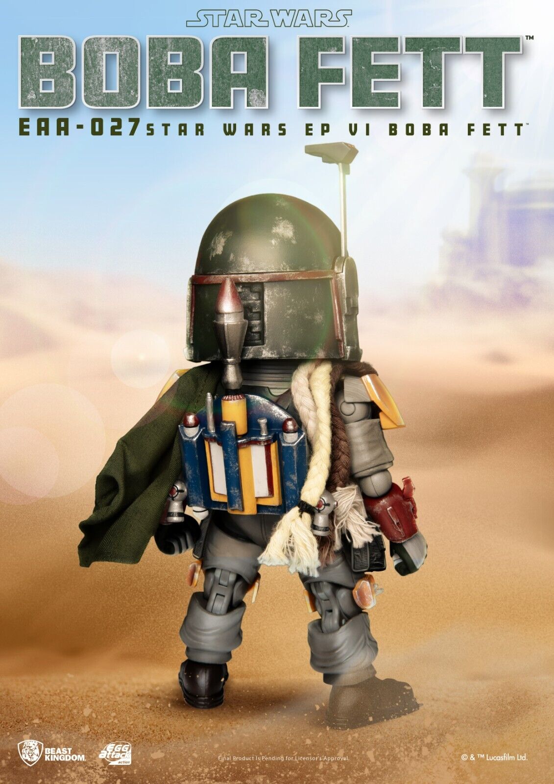 Beast Kingdom Egg Attack Action Star Wars Boba Fett - (Around 17 cm) BRAND NEW