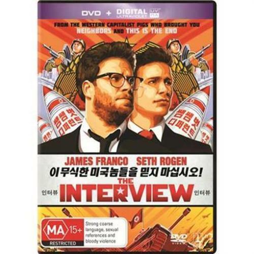 INTERVIEW, THE Seth Rogan, James Franko (DVD,Digital UV 2015) NEW+SEALED 