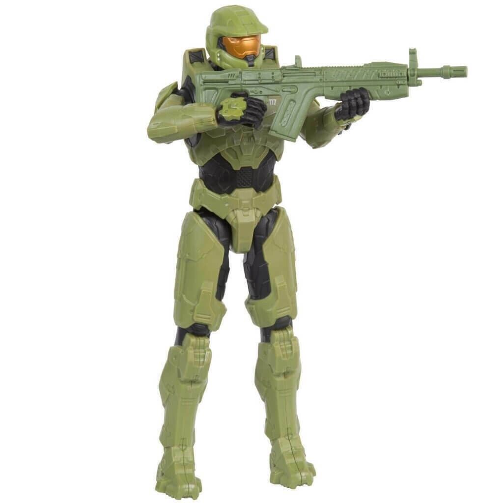 HALO Infinite World of Halo Master Chief w/ Commando Rifle Action Figure 12