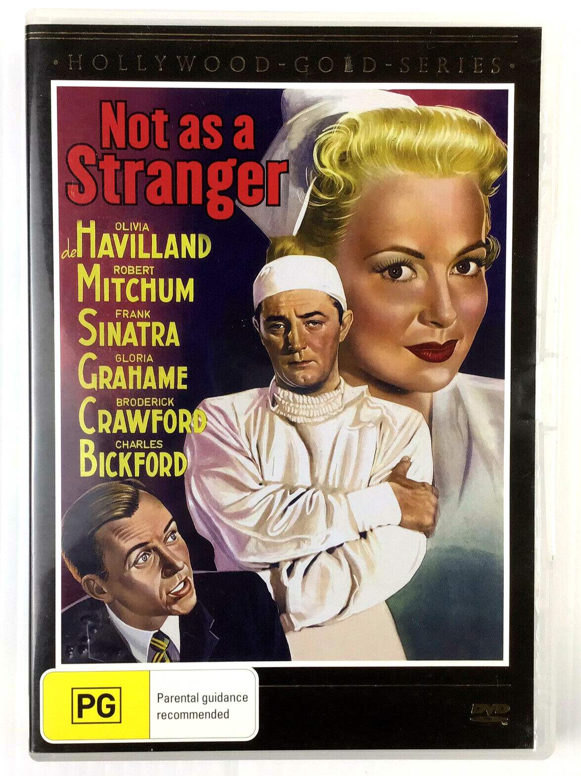 Not As A Stranger (1955,DVD) Film Noir Doctor Frank Sinatra Region 4 -NEW+SEALED