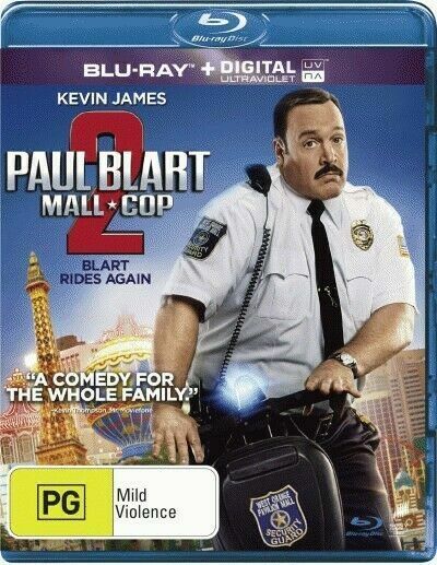 Paul Blart Mall Cop 2 (Blu-ray+ Digital Copy UV,2015)Region A,B,C - NEW+SEALED 