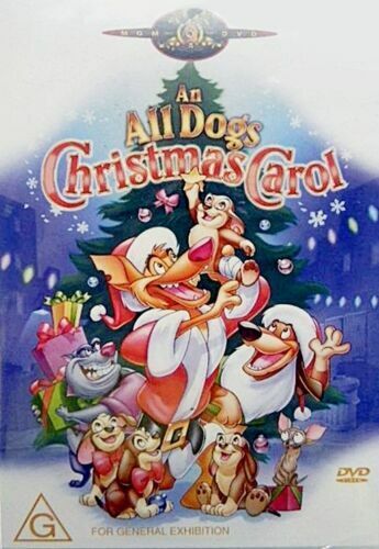 An All Dogs Christmas Carol DVD Region 4 PAL NEW +SEALED 