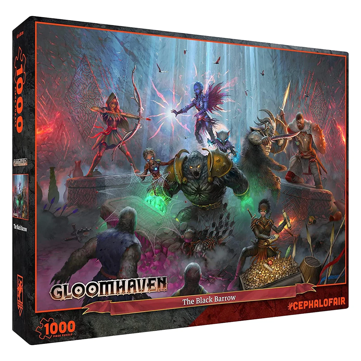 Gloomhaven Puzzle The Black Barrow 1000 Pieces - NEW