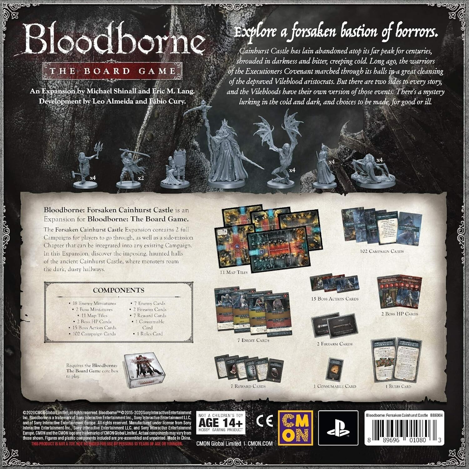 Bloodborne The Board Game - Forsaken Cainhurst Castle - NEW