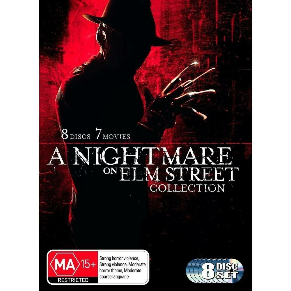 A NIGHTMARE ON ELM STREET 1 - 7 Movies Collection : NEW 8-DVD NEW+SEALED