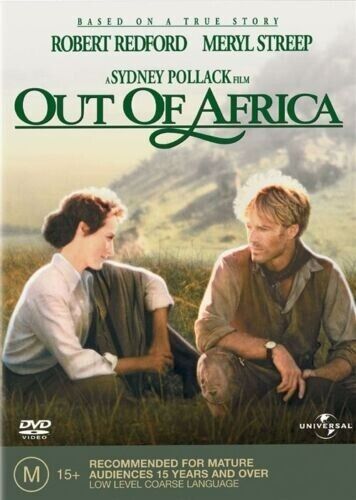 Out Of Africa DVD.1985 Region 4 Robert Redford Meryl Streep NEW SEALED