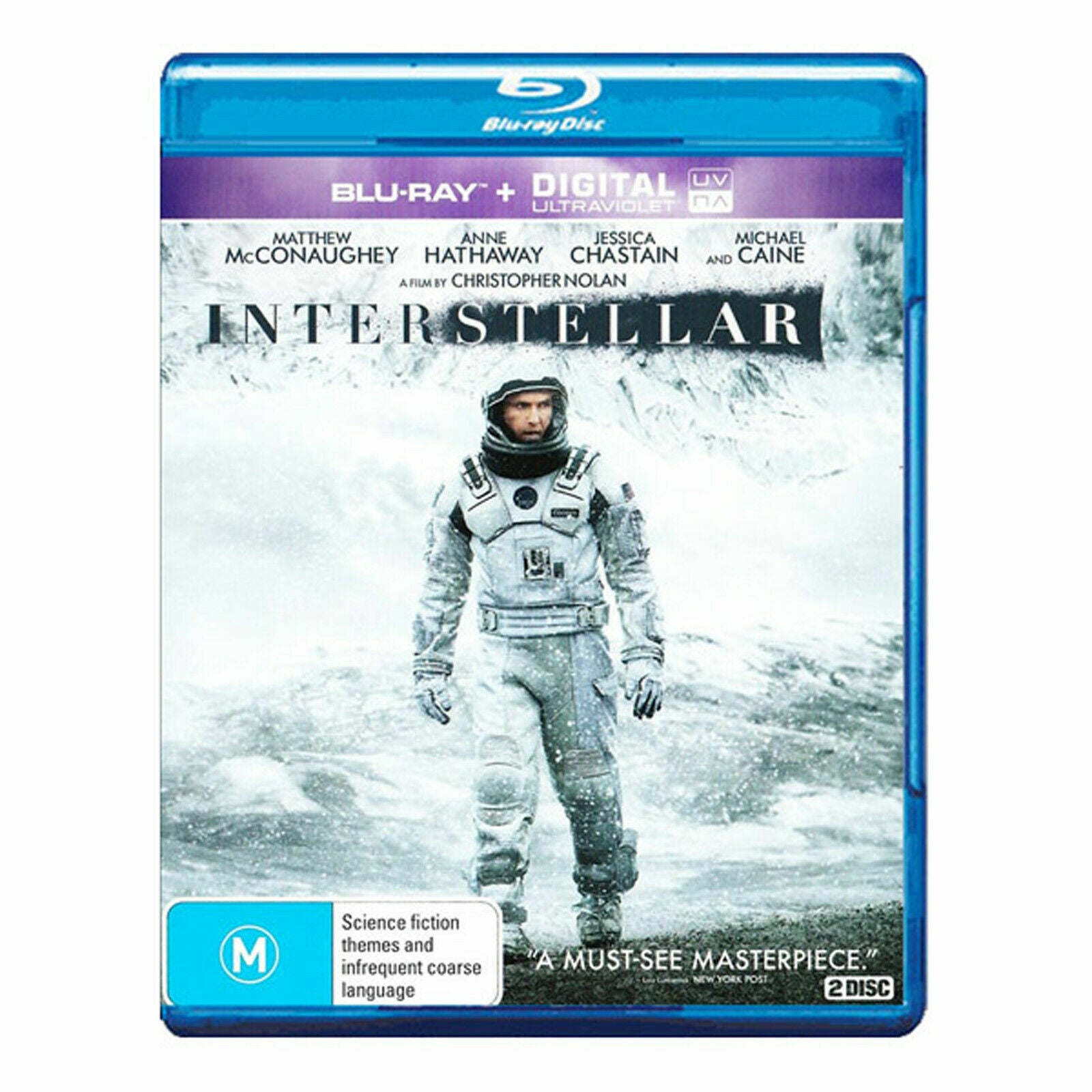 Interstellar (Blu-ray,2015) Region B - Matthew McConaughey - NEW+SEALED