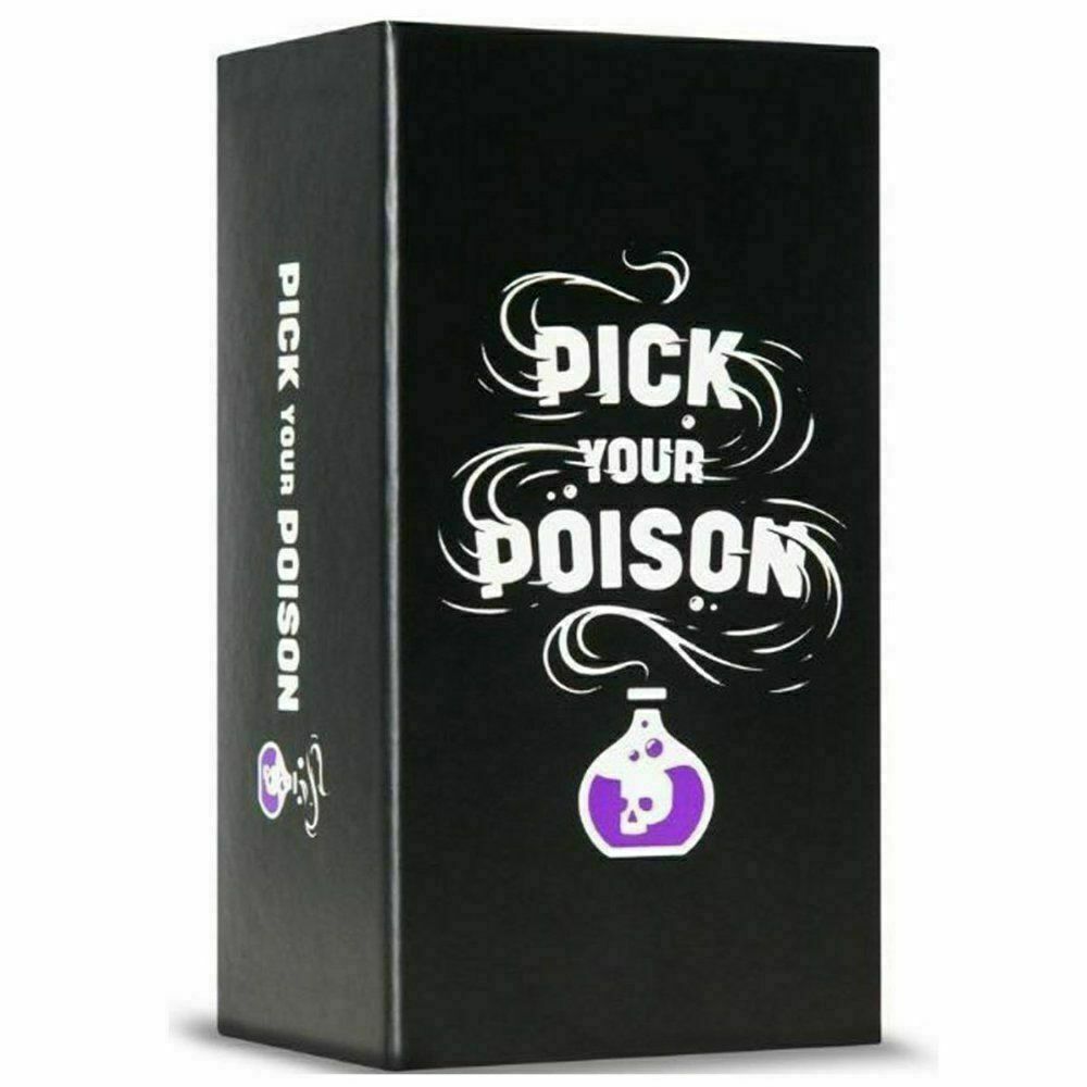 Pick Your Poison  Party game Board Game Card Game Adult AUGift  - NEW