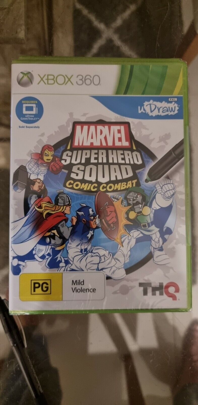 U Draw Marvel Super Hero Squad Comic Combat XBOX 360 PAL - NEW+SEALED