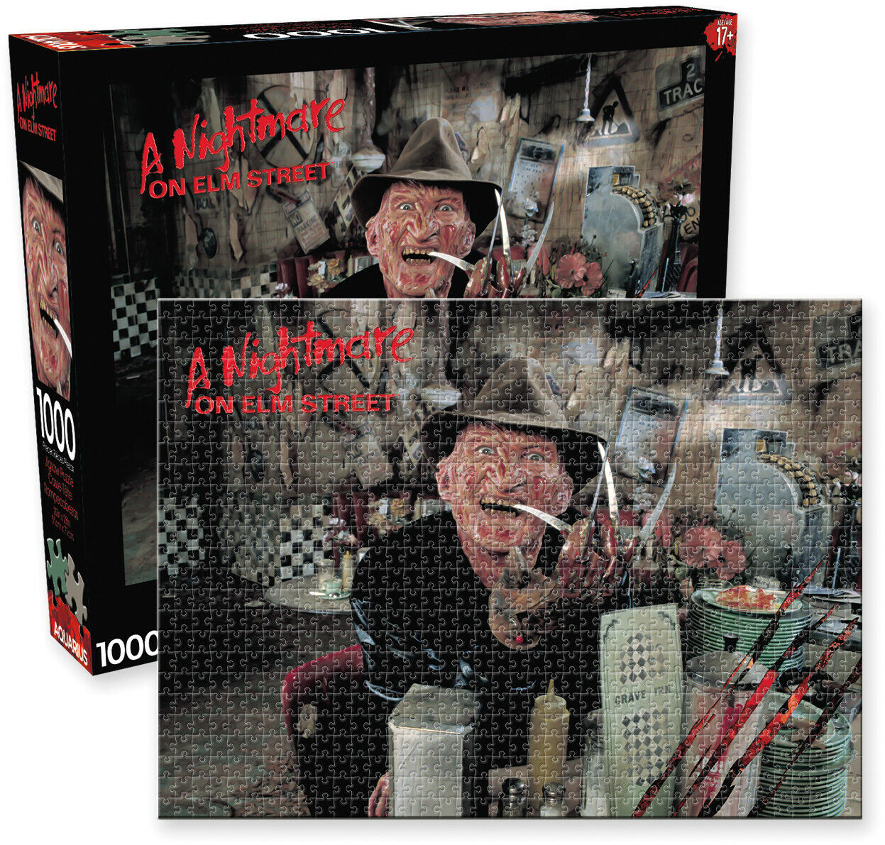 A Nightmare On Elm Street Puzzle, 1000 Pieces - Aquarius NEW