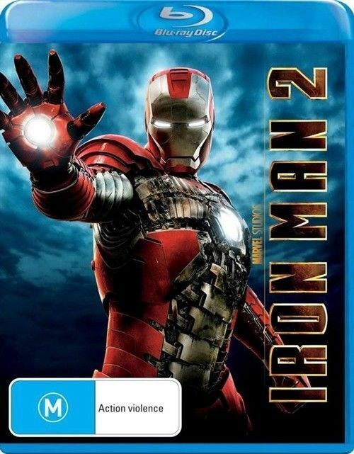 Iron Man 2 (Blu-ray, 2013) - Region B - NEW+ SEALED  