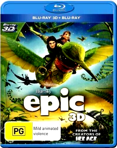 EPIC 2D & 3D  Blu-Ray (2 Disc) NEW+SEALED