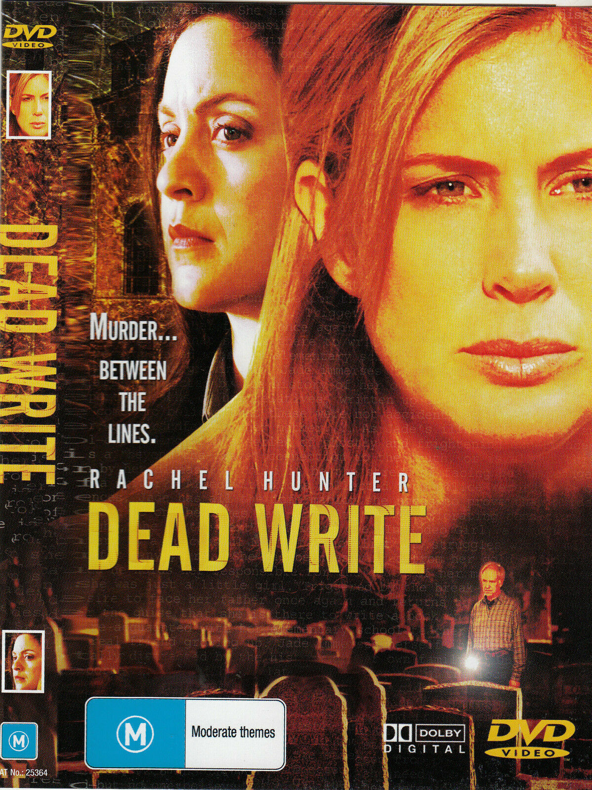 Rachel Hunter DEAD WRITE - MURDER CHAIN INVESTIGATION DVD - NEW+SEALED