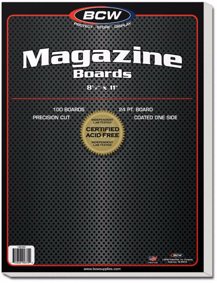 BCW Magazine Backing Boards (8