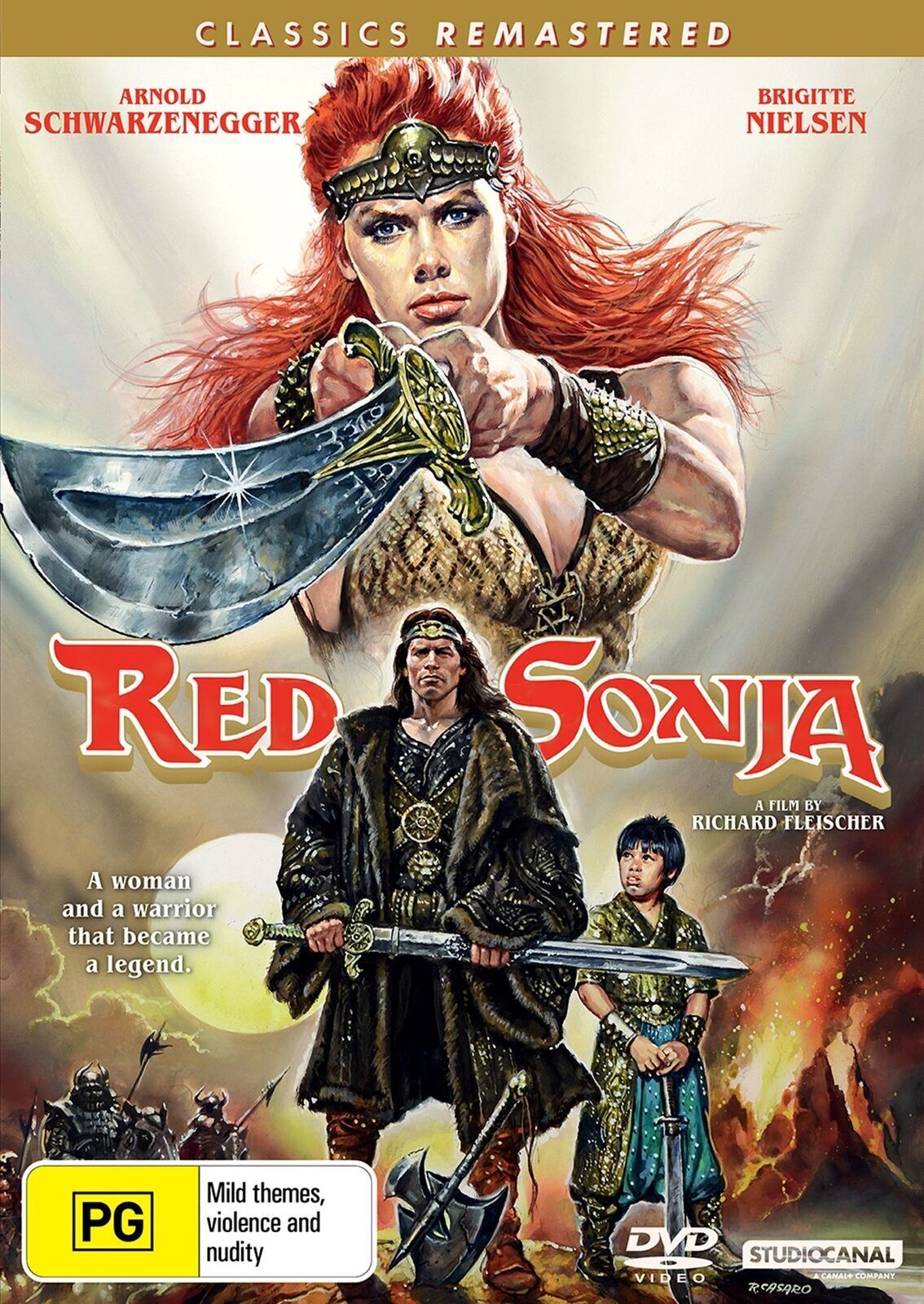 Red Sonja (DVD,2022) 1985 Region 4  NEW+SEALED