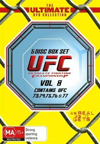 UFC Ultimate Collection Vol 8 (DVD, 5-Disc Set) UFC 73 to UFC 77  NEW+SEALED