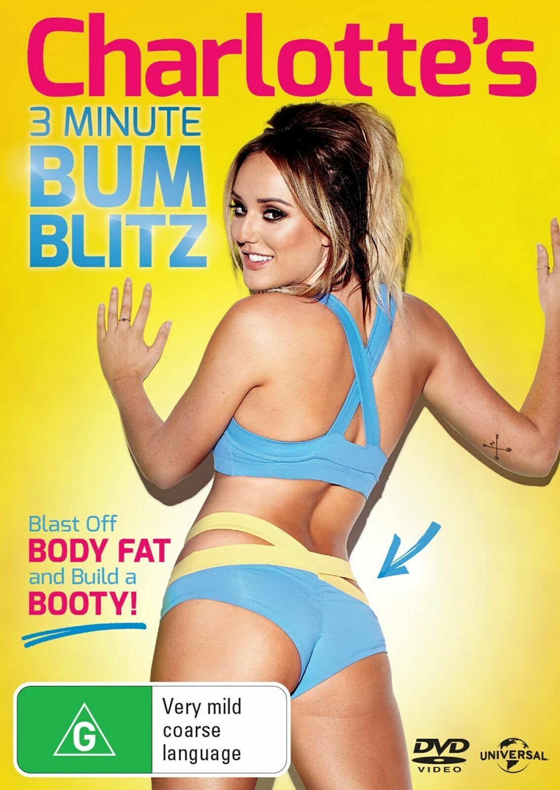 Charlottes 3 Minute Bum Blitz (DVD Region 4 NEW+SEALED