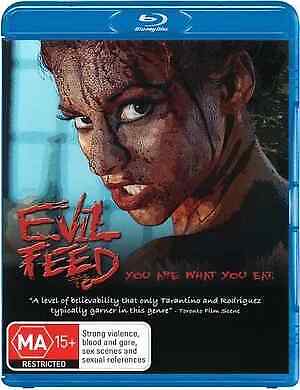 Evil Feed (Blu-ray, 2014) Region B, - NEW+SEALED RARE 