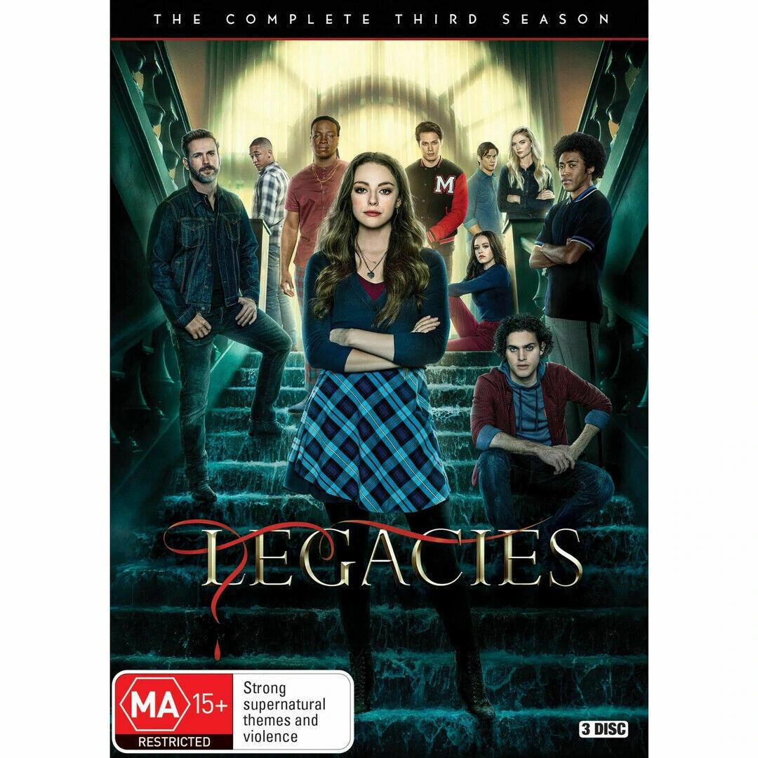 LEGACIES : Season 3 : (DVD, 3 Disc Set) NEW+SEALED