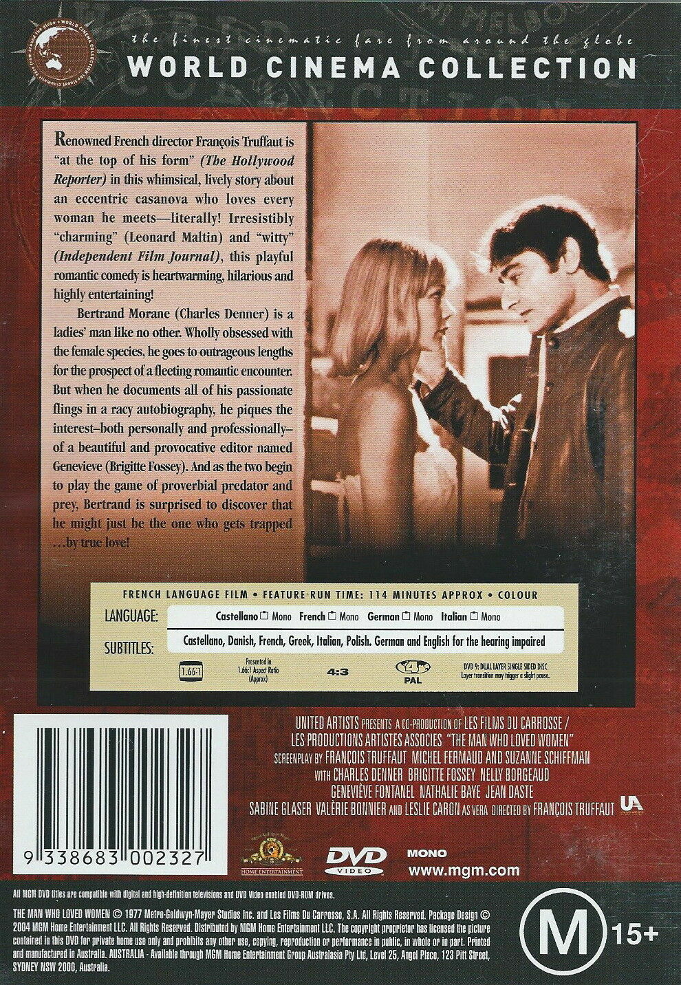 The Man Who Loved Women - Romantic / Comedy - Charles Denner - NEW+SEALED 