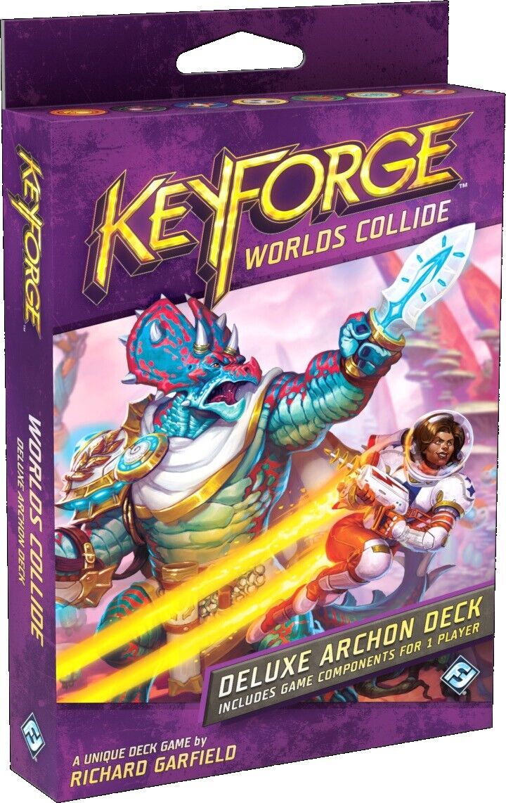 KeyForge Worlds Collide Deluxe Archon Deck (12 decks to box) Brand New - Buy Now