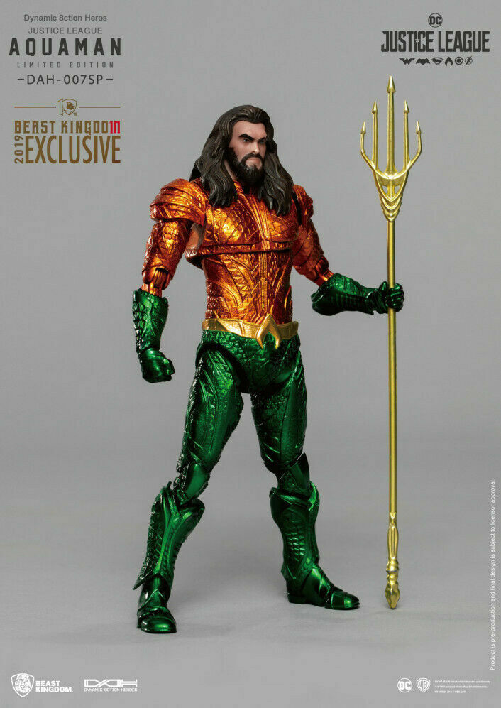 Beast Kingdom Dynamic Action Heroes Justice League Aquaman Limited Edition - NEW