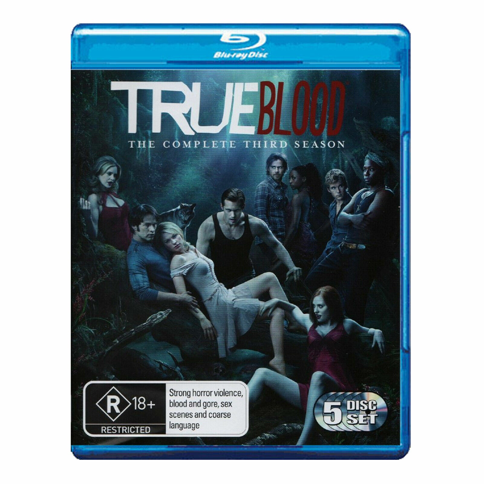 True Blood: Season 3 Blu-ray (5 Disc Set) Region B - NEW+SEALED 