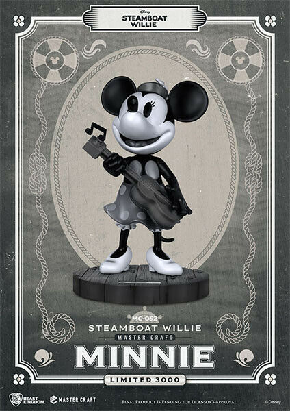 Beast Kingdom Master Craft Disney Steamboat Willie Minnie Mouse - Limited 3000W