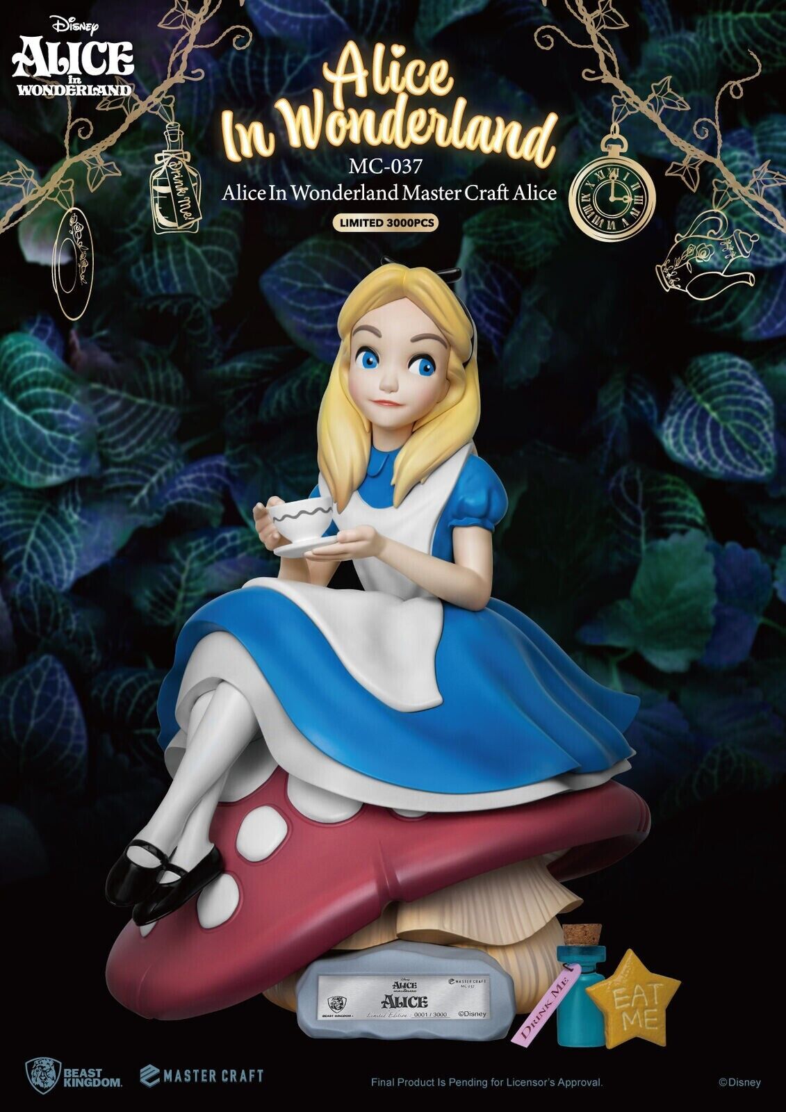 Beast Kingdom Master Craft Alice in Wonderland Alice MC037 Limited Edition 3000W