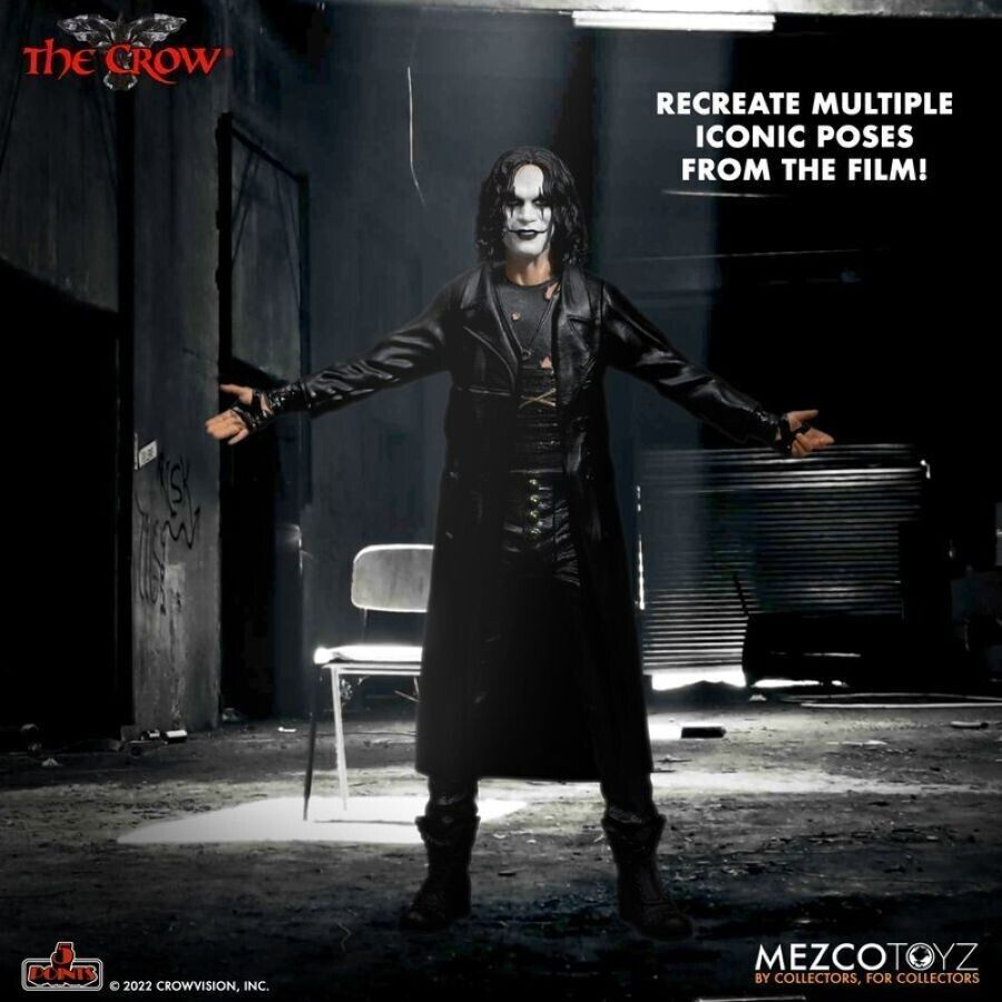 The Crow Eric Draven 5 Point Deluxe Mezco Figure Set [OE] - NEW