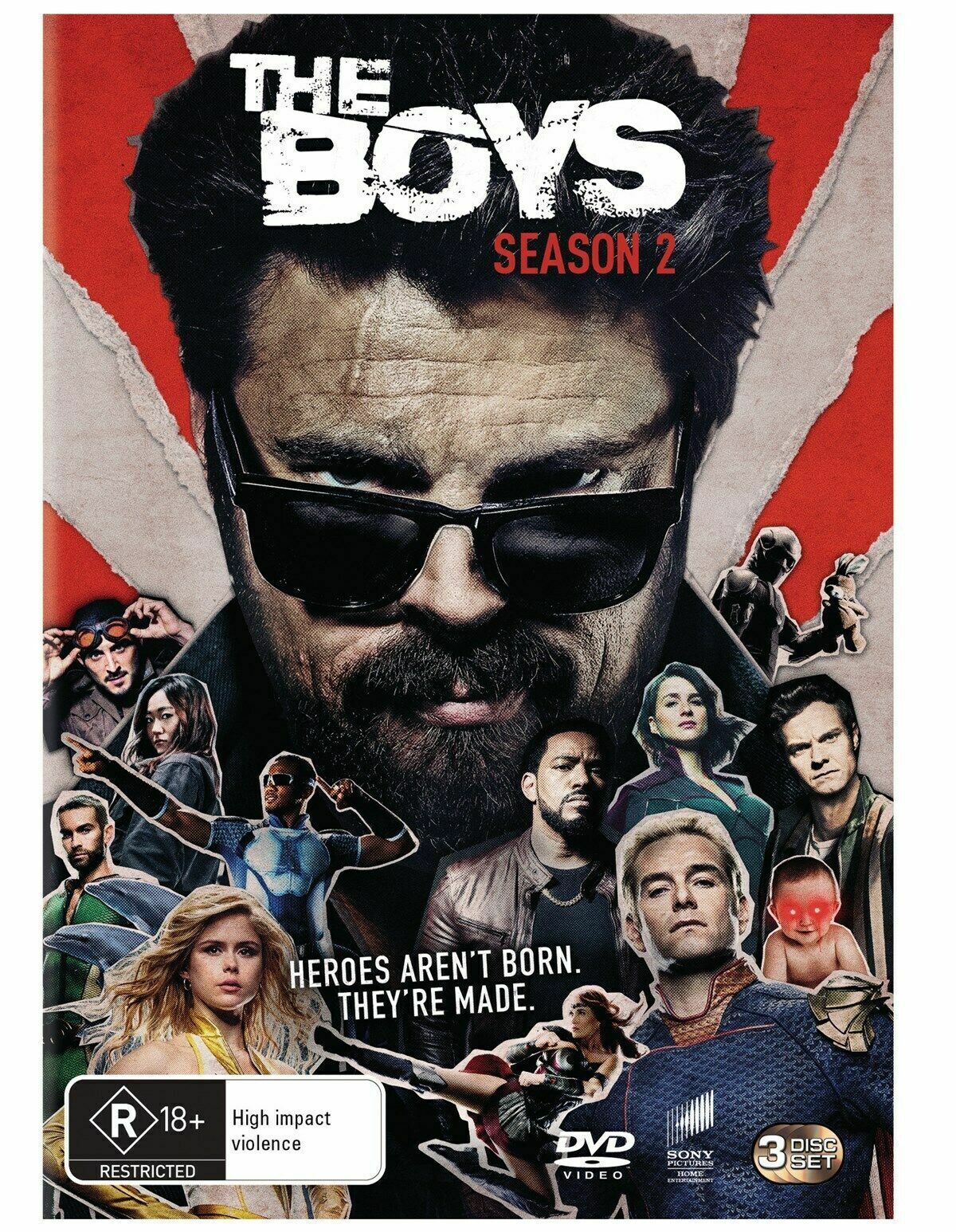 The Boys Season 2 Series Two DVD Region 4 NEW+SEALED