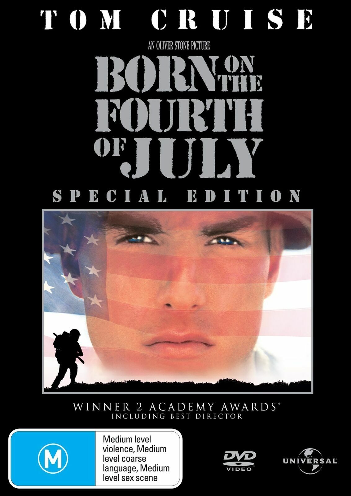 Born On the Fourth of July DVD Region 4 NEW+SEALED 