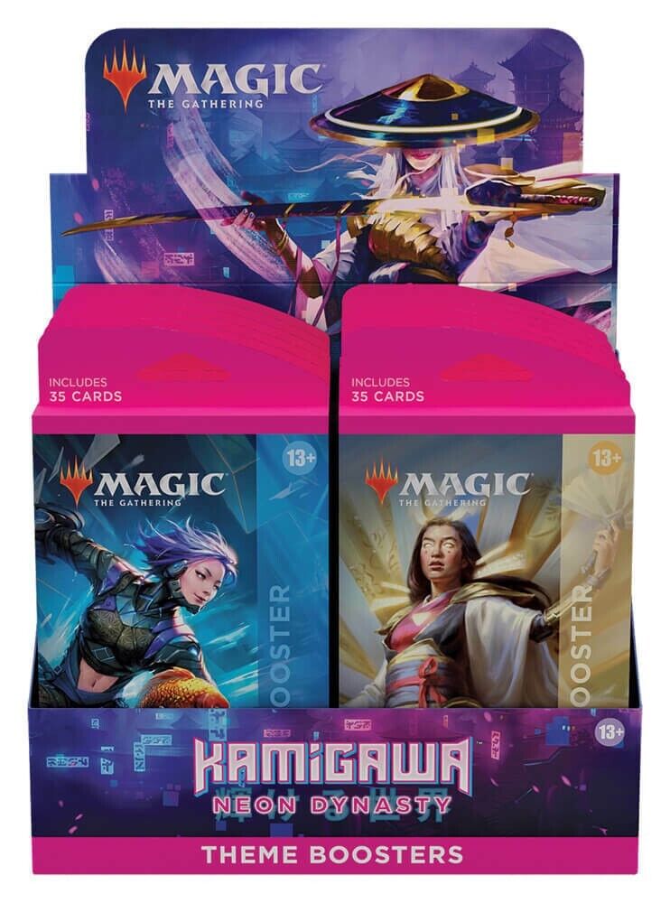 Magic the Gathering MTG Kamigawa Neon Dynasty Theme Booster Box (12 Boosters)