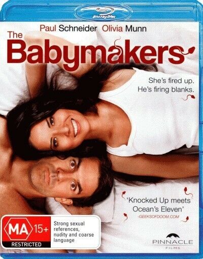 The Babymakers (Blu-ray,2012)  - Region B - NEW+SEALED 