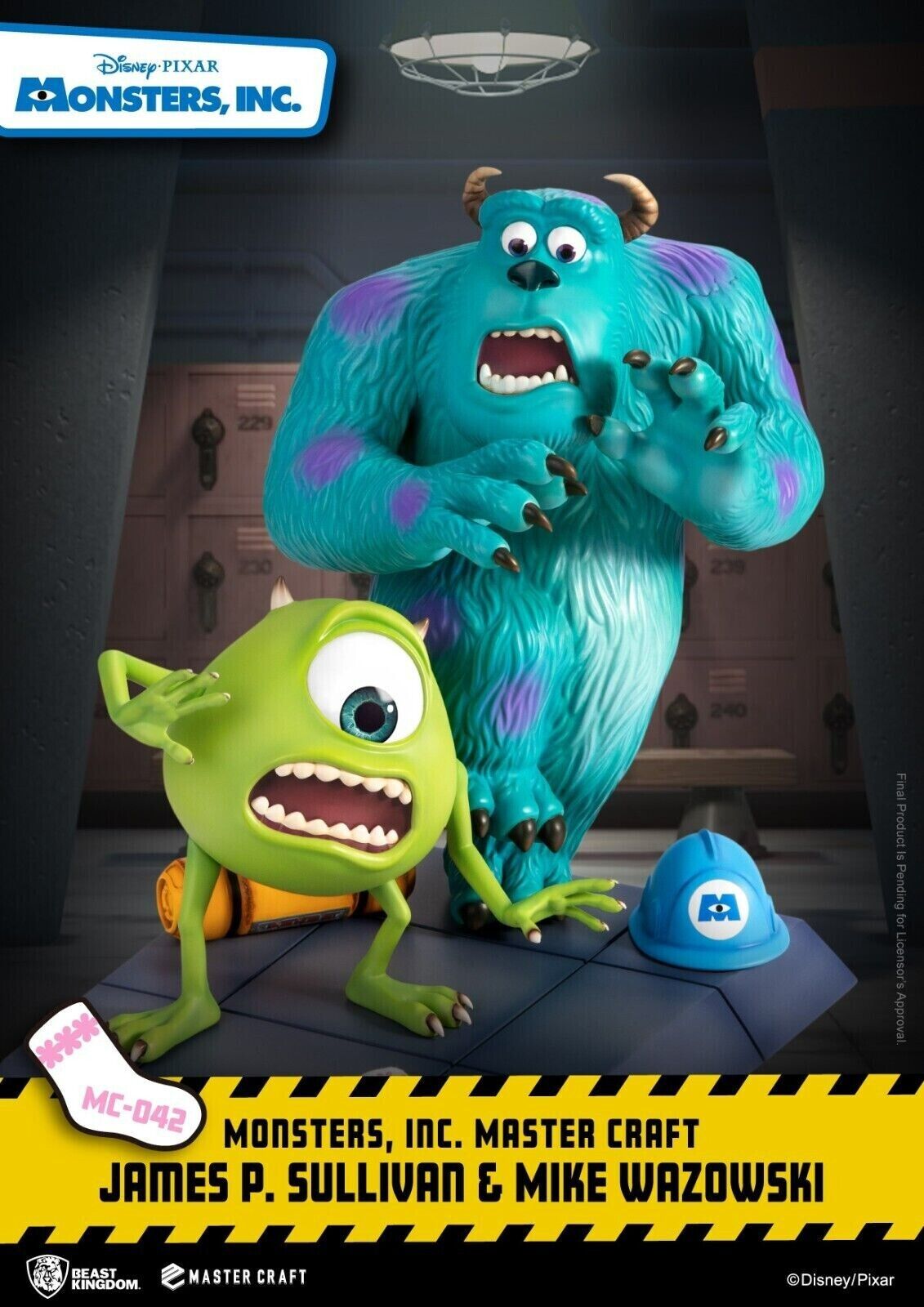 Beast Kingdom Master Craft Monsters Inc James P Sullivan & Mike Wazowski 3000 WW