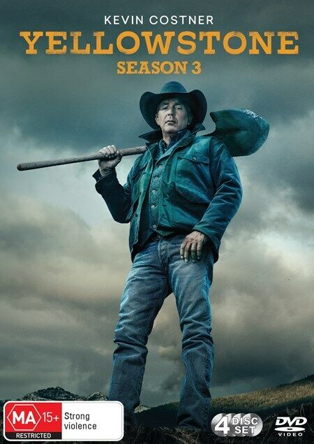 Yellowstone Season 3 Series Three Box Set DVD Region 4 NEW+SEALED