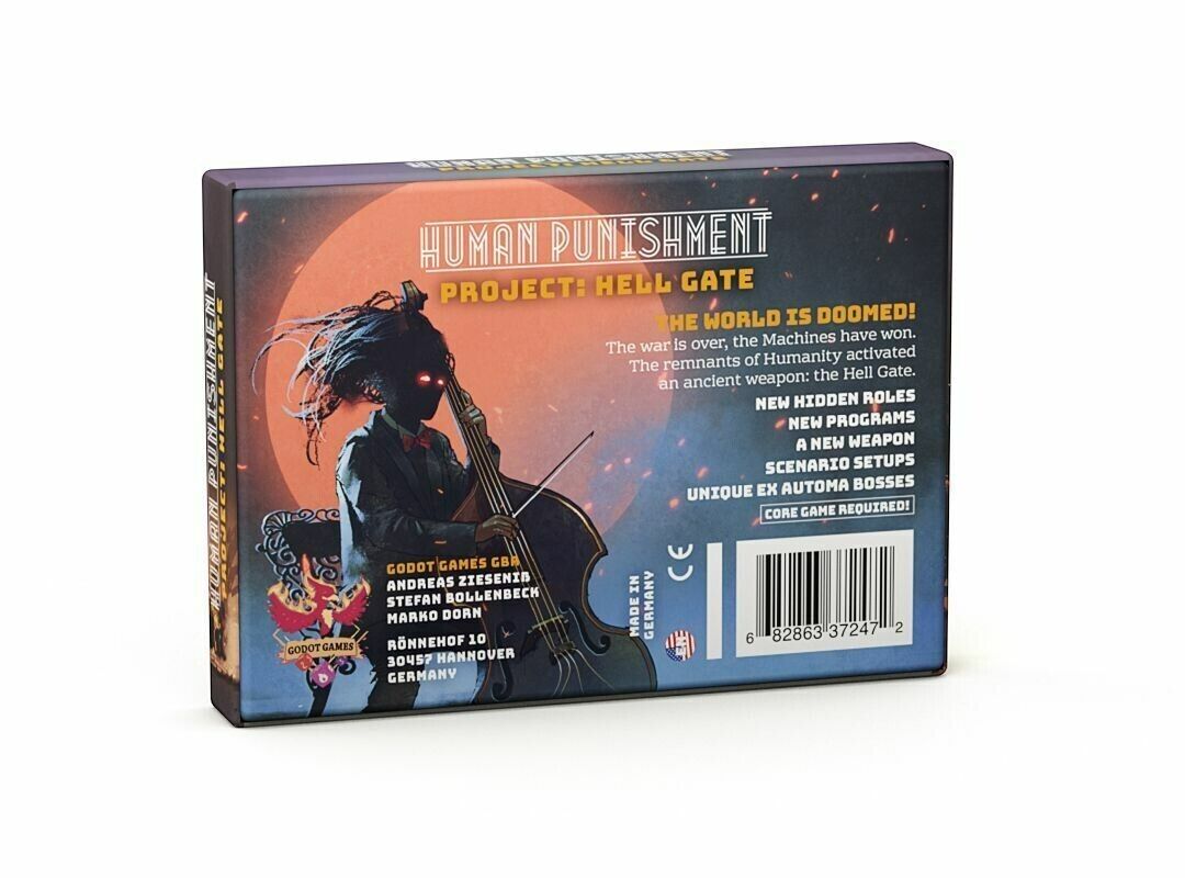 Human Punishment Project: Hell Gate  (GODOT Games, Card Games) NEW + SEALED