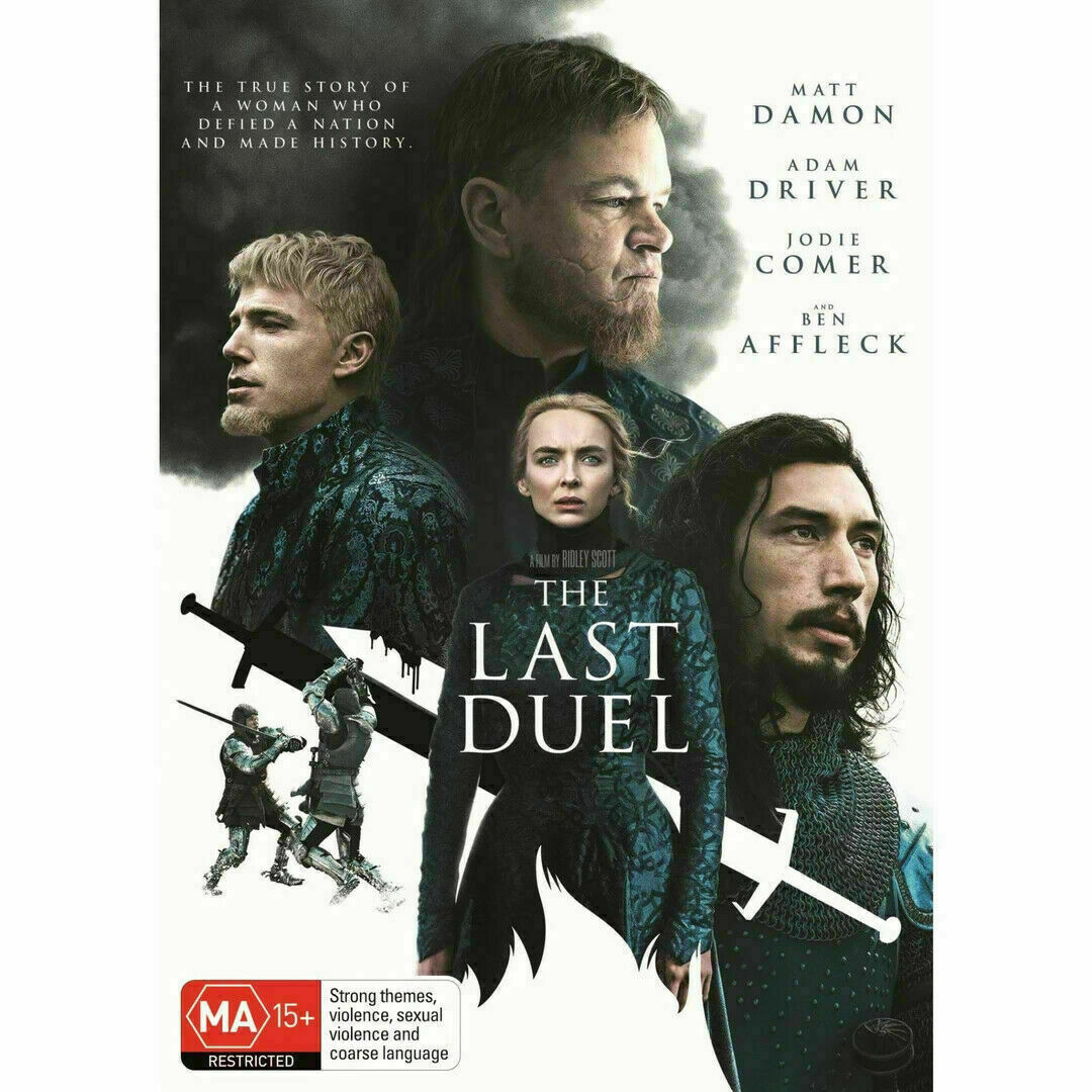 The Last Duel (Dvd,2021) - Region 4 - NEW+SEALED 