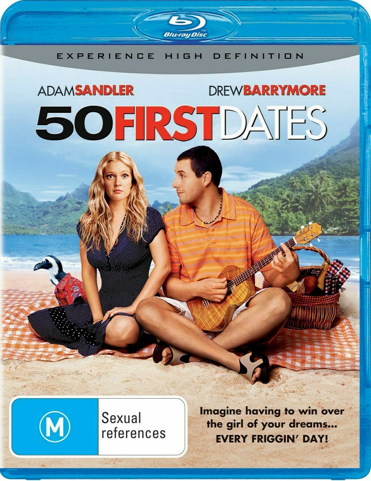 50 First Dates (Blu-ray,2004) Region B NEW+SEALED 