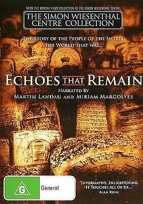 ECHOES THAT REMAIN Narrated by Martin Landau & Miriam Margolyes DVD NEW+SEALED 