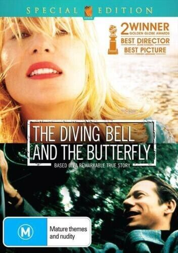 The Diving Bell And The Butterfly : DVD2007 : Region 4 : True Story  NEW SEALED