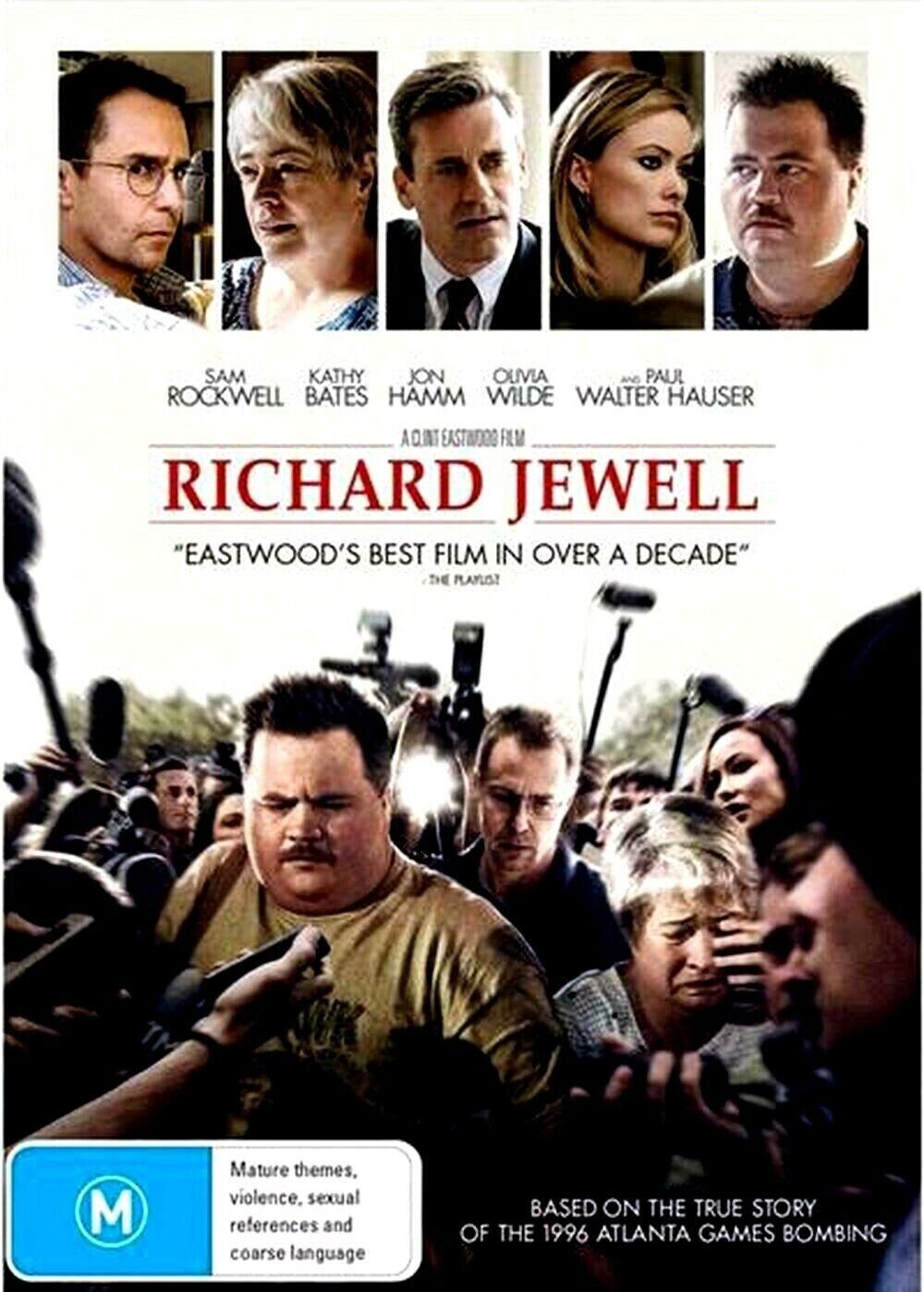 RICHARD JEWELL (2019, DVD) Sam Rockwell, Paul Walter Hauser - Region 4 NEW