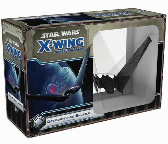 Star Wars X-Wing Miniatures Game Upsilon-Class Shuttle - BRAND NEW